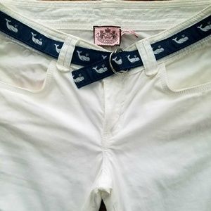 Juicy White Classic Summer Capris Sz 6